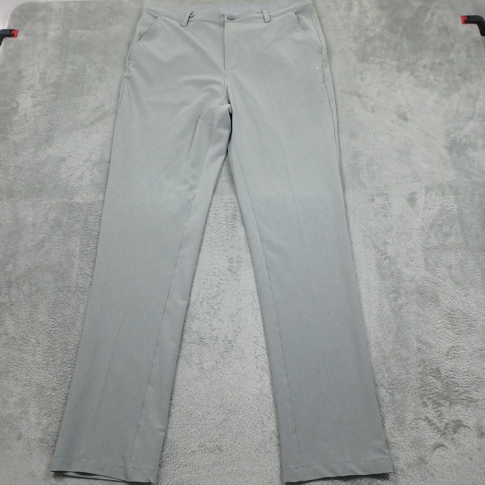 1764 Signature Pants Mens 34x32 Gray Pockets Straight Golf‎ Stretch